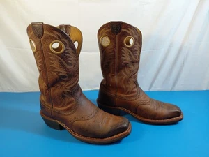Ariat Heritage Roughstock 34824 Botas vaqueras de cuero marrón para hombre 10EE - Imagen 1 de 22