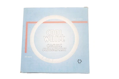 2 PACK 20-Watt CIRCLINE FC6T5/CW FLUORESCENT  LIGHT BULB - Image 1 of 3