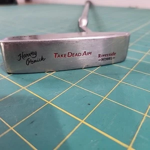 Harvey Penick Take Dead Aim Riverside Putter Golf Club RH 34" Blade Carbon Shaft - Picture 1 of 19