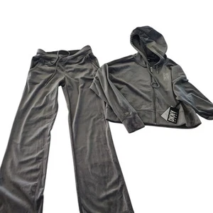 DKNY Sport Hoodie and Joggers Set Size Medium Gray New With Tags Sequan - Picture 1 of 12