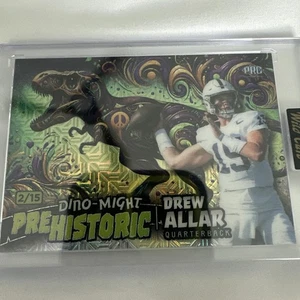 Drew Allar 2024 Wild Card Pre Historic Dino-Might 💥💥2/15🔥Future ⭐️ - Picture 1 of 4