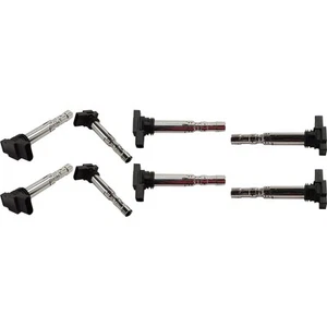 Ignition Coil Set For 05-09 Audi A8 Quattro 02-04 Volkswagen Passat Phaeton 8Pcs - Picture 1 of 12