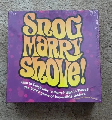 Snog Marry Shove Adult Board Game, A Game Of Impossible Choices - New and sealed - Image 1 of 3