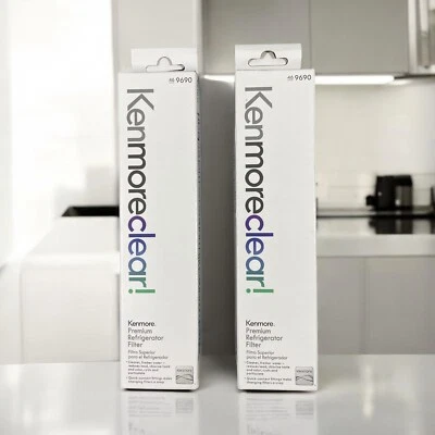 Kenmore Kenmoreclear! 46-9690 2 CT Premium Refrigerator Water Filter Lot - Image 1 of 4