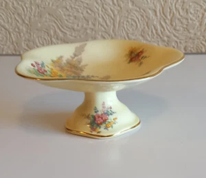 Vintage Royal Winton Grimwades Floral Pedestal Dish 1930’s 6 1/2 ins diameter - Picture 1 of 4