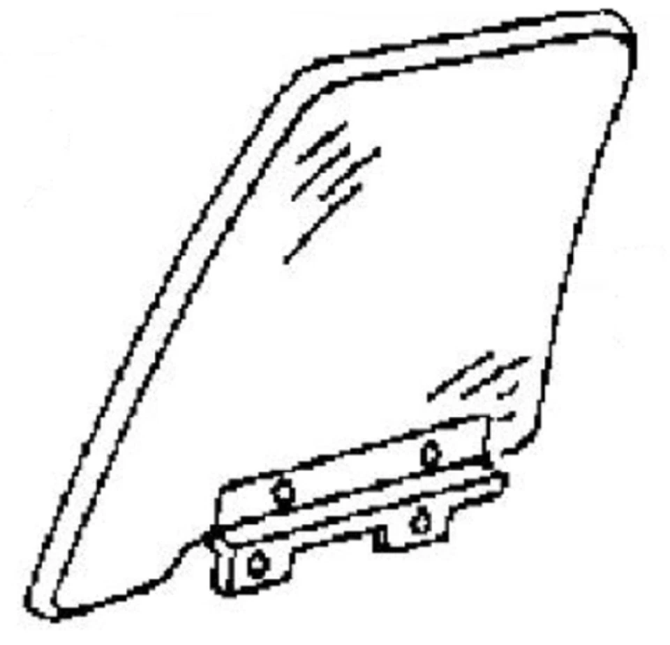 Compatível com Buick Park Avenue 1991-1996 4 portas sedã motorista lado esquerdo porta frontal vidro - Imagem 1 de 1