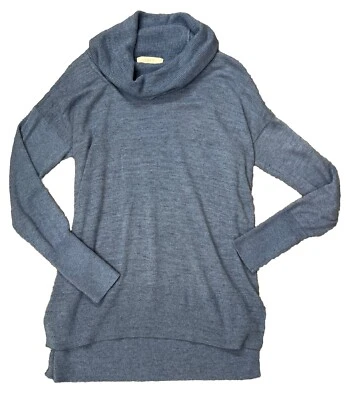 Suéter de punto manga codo cuello capucha Loft para mujer talla Lg Lagenlook Foto 1 de 4