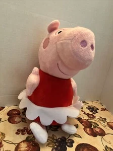 2003 FIESTA PEPPA PIG NICKELODEON NICK JR BALLERINA PLUSH FIGURE STUFFED ANIMAL - Picture 1 of 6