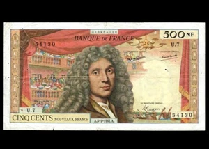 France 500  NF Francs 1961  ** Nouveaux Francs **  P-145  VF - Picture 1 of 2