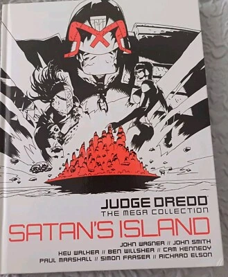 Judge Dredd Mega Collection Satan's Island Hardcover HC John Wagner, Cam Kennedy — 第 1/4 张图片