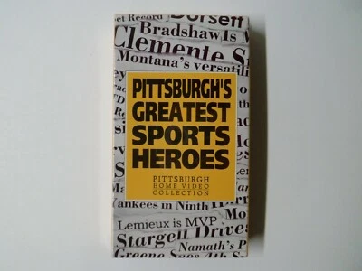 Pittsburgh's Greatest Sports Heroes VHS Pittsburgh Home Video Collection Sealed - Image 1 of 4