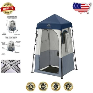 Versatile Camping Privacy Tent for Showering & Lavatories - Lightweight & Sturdy - Picture 1 of 9