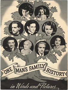 Familiengeschichte eines Mannes in Wort und Bild 1935 ausklappbare Broschüre - Bild 1 von 1