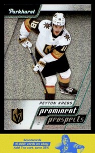 2020 Parkhurst Peyton Krebs  Prominent Prospects  #PP21 Vegas Golden Knights