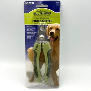 Safari Nail Trimmer Medium/Large Dog STAINLESS STEEL with Safety Stop W6107 - Picture 1 of 5