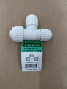 FLAIR-IT PEX Pipe Tee - 3/4 x 1/2" x 1/2 In. - 16824 - POLYBUTYLENE TUBING - Picture 1 of 2