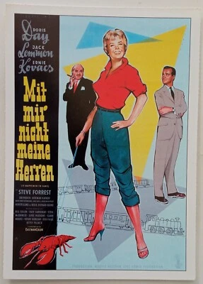 C08  Cinema Filmplakatkarte  MIT MIR NICHT MEINE HERREN  Doris Day - Bild 1 von 2