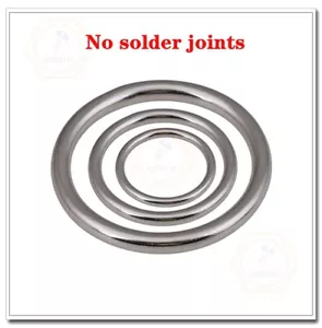 Anillo de acero inoxidable 304 sin costura de acero sólido, anillo de acero sin costura, junta tórica - Imagen 1 de 54