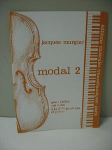Partitura transatlántica de violín o viola y piano modal 2 - Imagen 1 de 4
