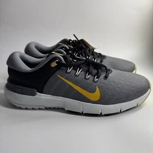 Nike Hombre 8.5 (ANCHO) Gratis Golf NN Zapato Negro/Gris Frío/Dorado FQ7875-003 NUEVO - Imagen 1 de 9