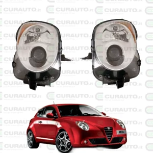 COPPIA SET KIT 2 FARI FANALI ANTERIORI ALOGENI PER MITO P/CROMATA C/MOT ELETT. - Foto 1 di 2