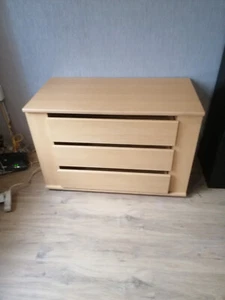kommode mit schubladen Schubladenschrank Ikea Buche schwere Ausführung - Bild 1 von 4