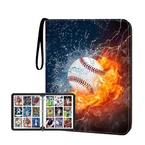 900 Cards with 50 Removable Sleeves Card Binder 9 Pocket, Trading Card Binder - Picture 1 of 9