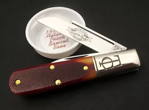 GEC #14 TC Barlow Autumn Peach Sawcut Bone Great Eastern Cutlery Tidioute 143223 - Picture 1 of 13