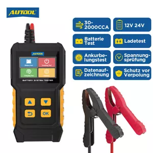 Probador de batería de coche camión 12V y 24V prueba de resistencia de arranque de carga de batería - Imagen 1 de 16