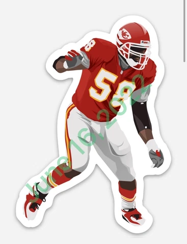 Derrick Thomas (R.I.P) #58 K.C Chiefs Patrick Mahomes Rendering NFL Football Cover