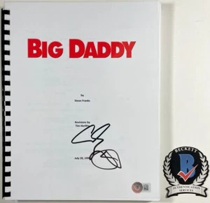 Adam Sandler Signed Big Daddy Complete Movie Script Autograph BAS COA - Picture 1 of 1