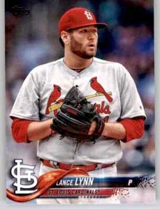 2018 Topps Serie 1 Lance Lynn Base Karte MLB PWE Set Break Cardinals #134 - Bild 1 von 2