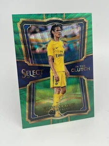 2017-18 Panini Select Soccer - Edinson Cavani / Paris / In the clutch /5 green - Bild 1 von 2