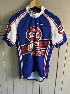 Specialized SBC Bikes men's cycle jersey | Blue/Red/White | Medium | Rare - Picture 1 of 7