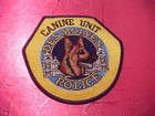 DES MOINES IOWA K-9 POLICE PATCH SHOULDER SIZE UNUSED NOT A BADGE