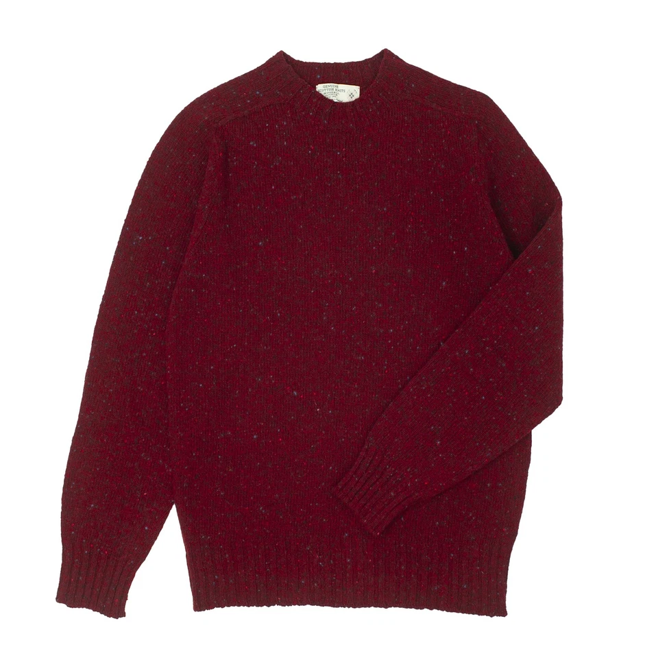 Merino Wool Donegal Crew Neck Jumper - Image 1 of 1
