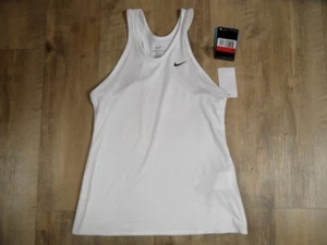NIKE Dri-Fit schönes Tennis Tank-Top weiß Gr. 146  NEU - Picture 1 of 3