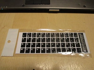 NEW AZERTY FR FRA FRANS FRANÇAIS French Clavier Azerty Autocollant STICKER SET - Photo 1/1
