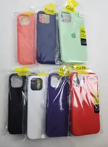 Silikon Handyhülle, weiches Innenfutter, passend für IP 12 & IP 12PRO, Farbwahl - Bild 1 von 15