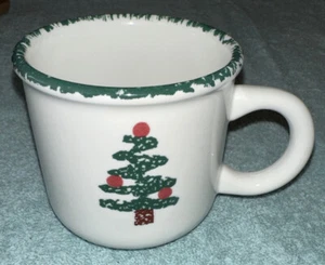 Furio Italy- Tea/Coffee Mug.- Christmas Tree Painted Made In Italy. - Picture 1 of 8