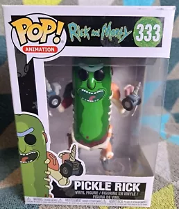Pickle Rick Pop 333 - Rick and Morty Funko Pop! Vinyl 2019 Vaulted - Picture 1 of 9