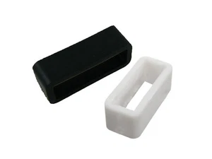 New Soft Silicon Rubber Watch Band Strap Loop Holder Locker 14mm-24mm - Picture 1 of 8