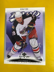 33054 	2003-04 Upper Deck MVP Silver Script #121 Tyler Wright #36/150