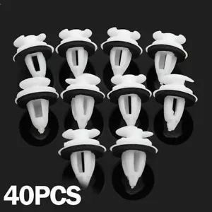 40X Plastic Rivets Fastener Push Clip Car Door Trim Panel for some BMW Vehicles - Foto 1 di 6