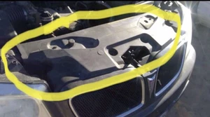2007-2009 Pontiac Torrent Top Plastic Cover Above Radiator Support Upper Shield - Picture 1 of 5