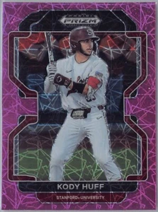 Selecciones del draft Panini Prizm 2022 Neon Pink Velocity #PDP206 Kody Huff - Imagen 1 de 2