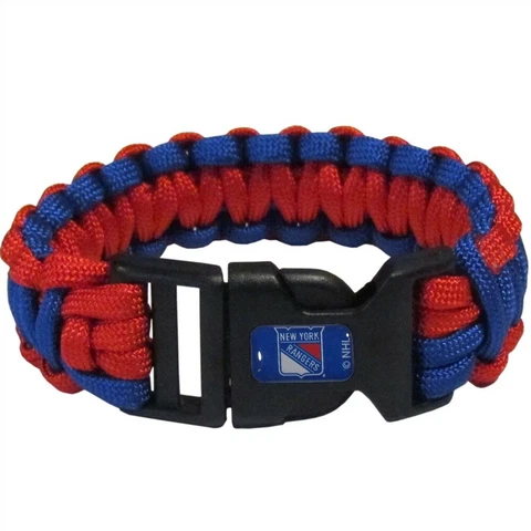New York Rangers Paracord Survival Bracelet Sport Jewelry Strap NHL Hockey Team Cover