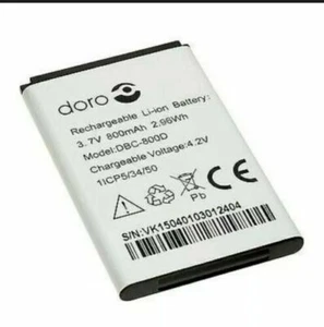 Batteria originale Doro DBC-800A/B/D per telefono facile 1360 800 mAh