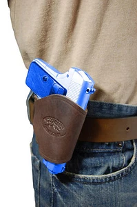 NEW Barsony Brown Leather OWB Yaqui Holster Kel-Tec, Ruger, Kahr Mini 22 25 380 - Picture 1 of 8