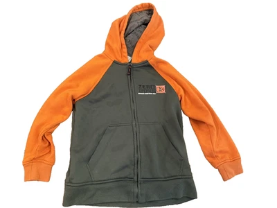 ZeroXPosur 男孩长袖全拉链运动衫连帽夹克 S/8 免运费! — 第 1/4 张图片